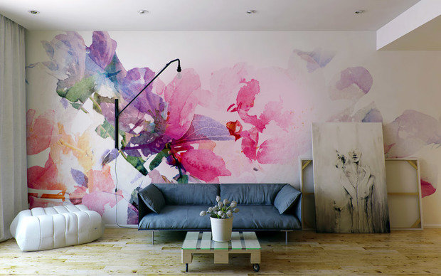 Фото из портфолио Дизайнерские обои Респейс – фотографии дизайна интерьеров на INMYROOM