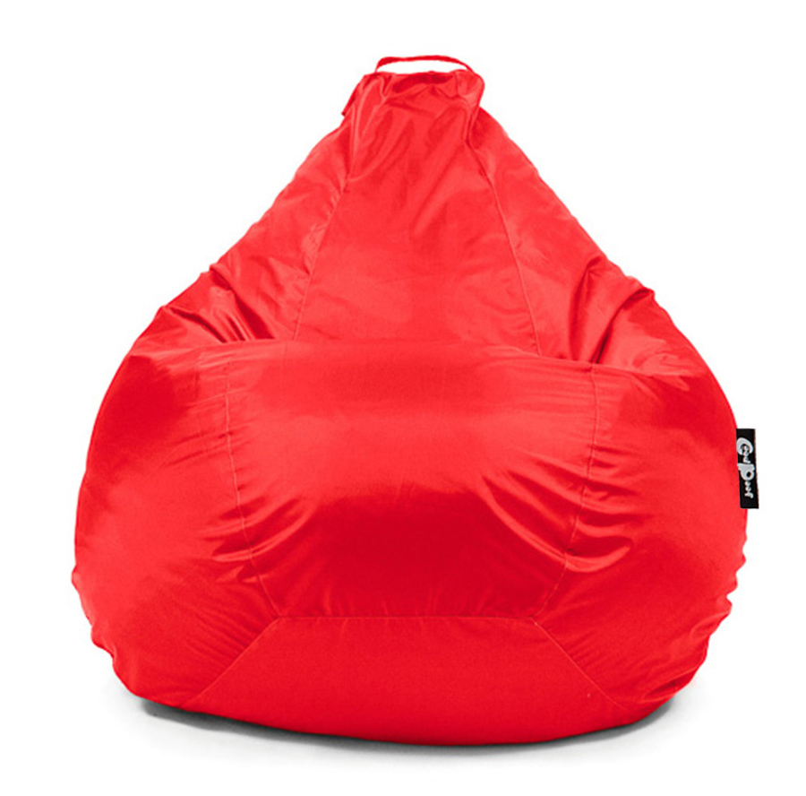 Кресло-мешок Груша XXXXL красного цвета