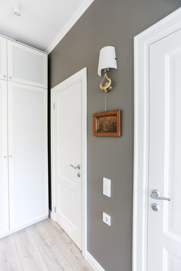 Фотография: Прихожая в стиле Скандинавский, Современный, Квартира, Проект недели, Москва, 2 комнаты, 40-60 метров, Алена Рогачева, Полина Масленкина – фото на INMYROOM