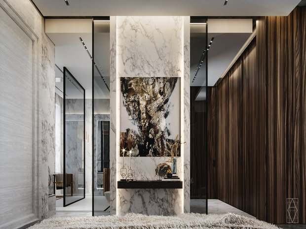 Фото из портфолио Интерьер кв в Москве 180м2 – фотографии дизайна интерьеров на INMYROOM