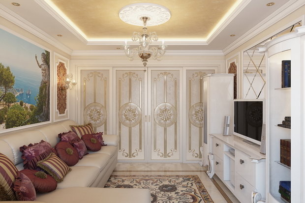 Фото из портфолио Классическая роскошь вариант 2 – фотографии дизайна интерьеров на INMYROOM