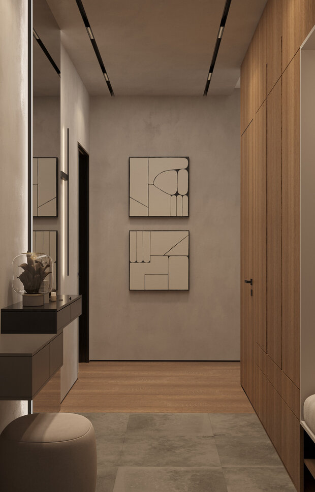 Фото из портфолио Интерьер видовой квартиры с террасой – фотографии дизайна интерьеров на INMYROOM