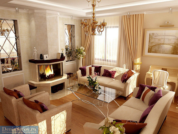 Фото из портфолио Загородный дом в классическом стиле – фотографии дизайна интерьеров на INMYROOM