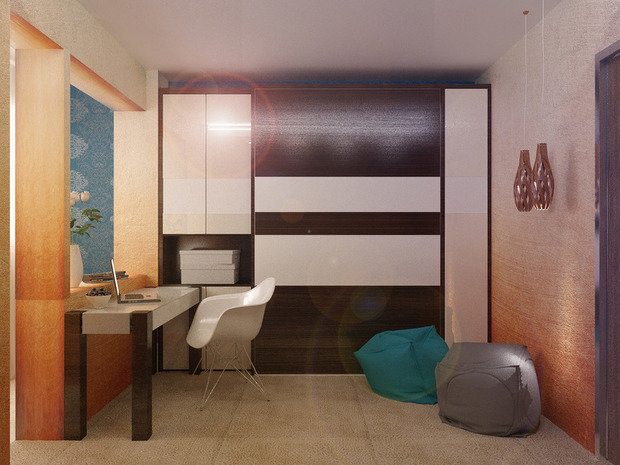 Фото из портфолио Однокомнатная квартира в скандинавском стиле – фотографии дизайна интерьеров на INMYROOM