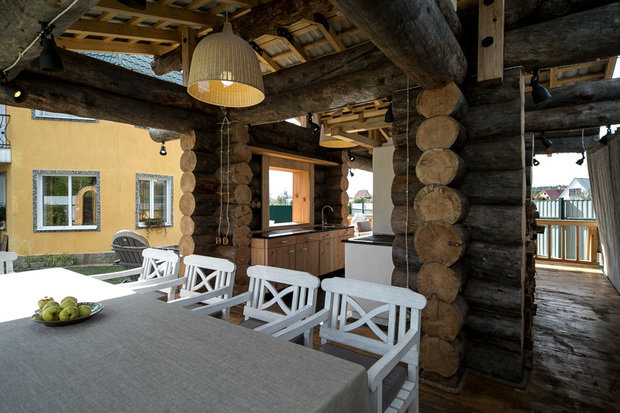 Фотография: Кухня и столовая в стиле Прованс и Кантри, Современный, Дачный ответ – фото на INMYROOM