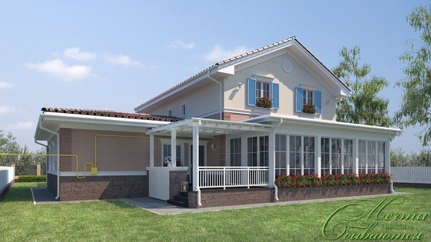 Фото из портфолио Реконструкция жилого загородного дома – фотографии дизайна интерьеров на INMYROOM