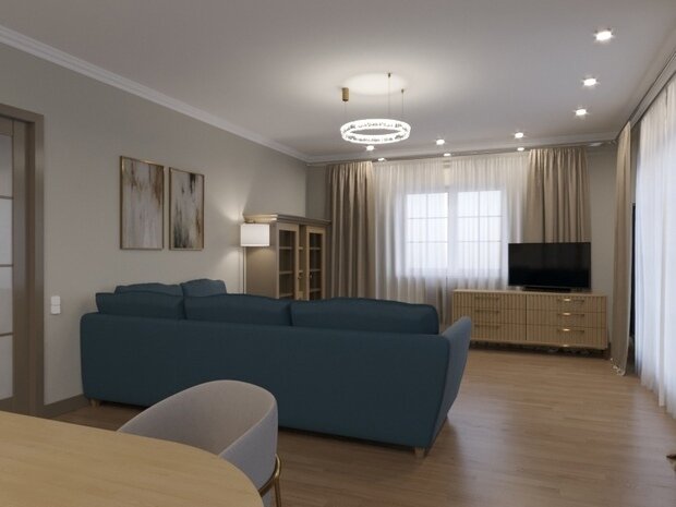 Фото из портфолио Шик-модерн вместо лофта – фотографии дизайна интерьеров на INMYROOM