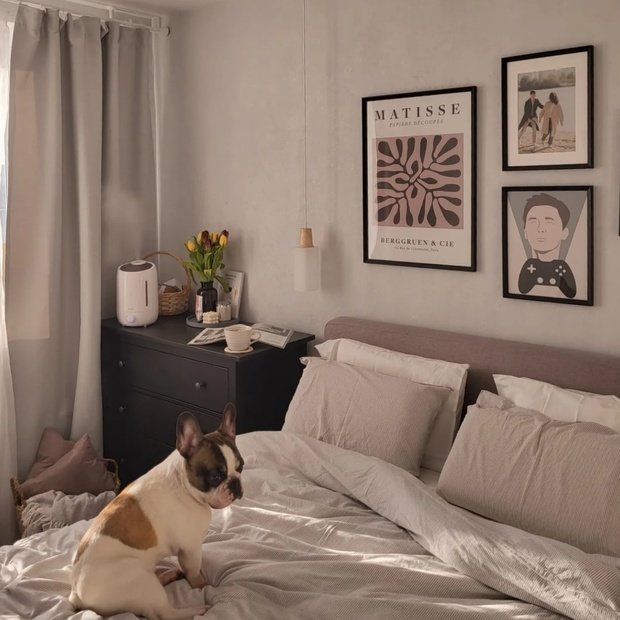 Фотография: Спальня в стиле Скандинавский, Ремонт на практике, Панельный дом – фото на INMYROOM