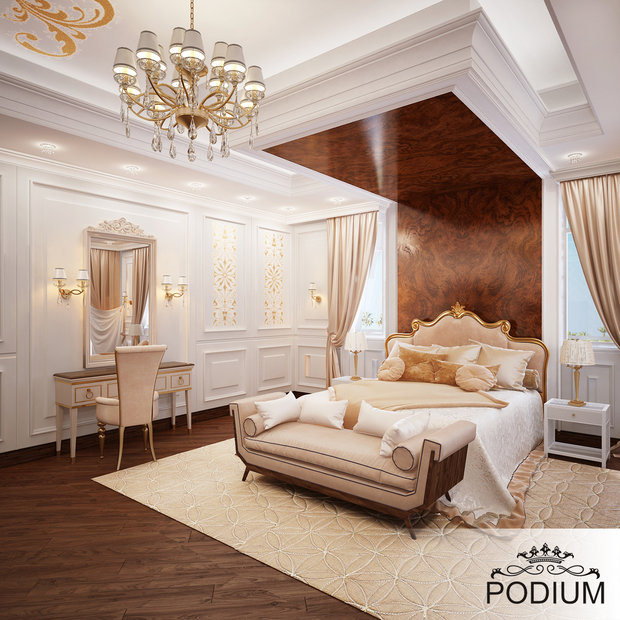 Фото из портфолио Белая спальня в классическом стиле – фотографии дизайна интерьеров на InMyRoom.ru