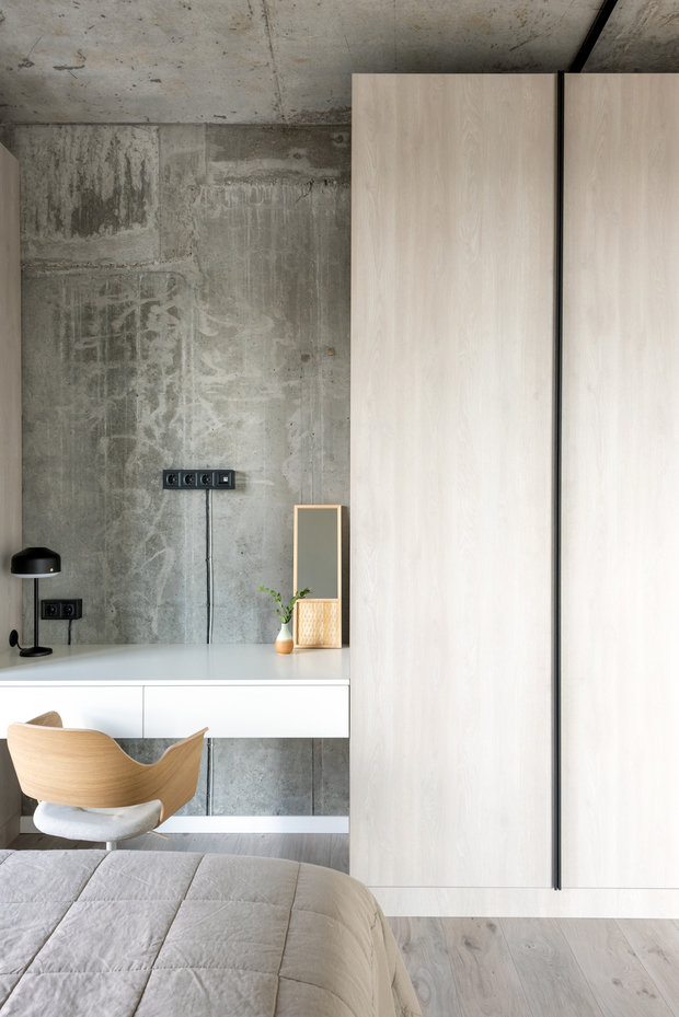 Фотография: Спальня в стиле Минимализм, Современный, Квартира, Проект дня, Киев, PLANiUM, 4 и больше, Более 90 метров – фото на INMYROOM