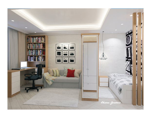 Фото из портфолио Москва,п. Коммунарка – фотографии дизайна интерьеров на INMYROOM