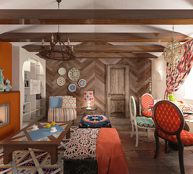 Фото из портфолио Московский Прованс – фотографии дизайна интерьеров на INMYROOM