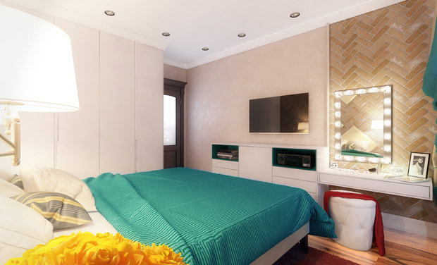 Фото из портфолио Солнце в Краснолесье – фотографии дизайна интерьеров на INMYROOM