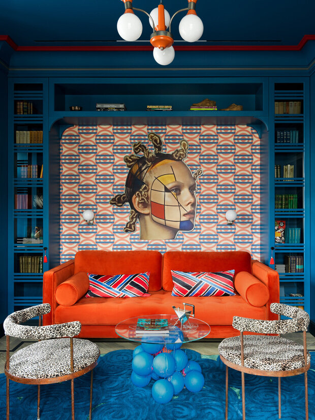 Фотография: Гостиная в стиле Современный, Эклектика, Квартира, Проект недели, Москва, 3 комнаты, Более 90 метров, #эксклюзивныепроекты, Only Design, Ольга Седова, Прохор Машуков – фото на INMYROOM