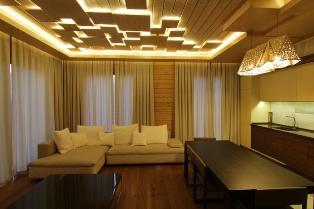 Фото из портфолио Шале в Крымских горах – фотографии дизайна интерьеров на INMYROOM