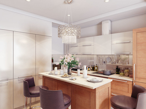 Фото из портфолио Дизайн-проект интерьера квартиры 130 кв.м. – фотографии дизайна интерьеров на INMYROOM