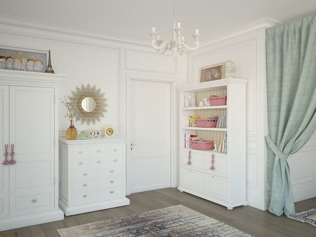 Фото из портфолио девичья в классике – фотографии дизайна интерьеров на INMYROOM
