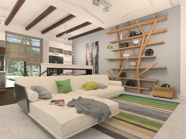 Фото из портфолио Интерьер кухни-гостиной "Макс + Лина" – фотографии дизайна интерьеров на INMYROOM