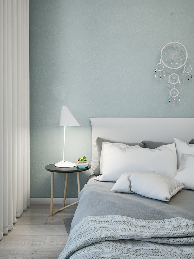 Фотография: Спальня в стиле Скандинавский, Квартира, Проект недели, Москва, двушка, Степан Бугаев, «Победа дизайна» – фото на INMYROOM