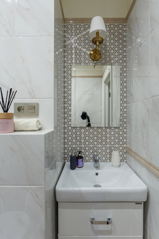 Фотография: Ванная в стиле Классический, Современный, Кухня и столовая, Гостиная, Детская, Спальня, Проект недели, Бежевый, Серый, Розовый, Более 90 метров, ПРЕМИЯ INMYROOM – фото на INMYROOM Фотография: Ванная в стиле Классический, Современный, Кухня и столовая, Гостиная, Детская, Спальня, Проект недели, Бежевый, Серый, Розовый, Более 90 метров, ПРЕМИЯ INMYROOM – фото на INMYROOM