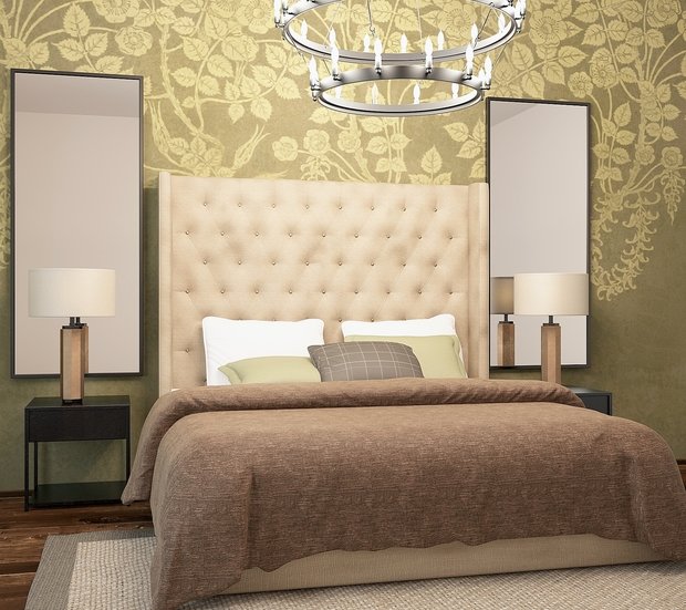 Фото из портфолио Осенняя спальня – фотографии дизайна интерьеров на INMYROOM
