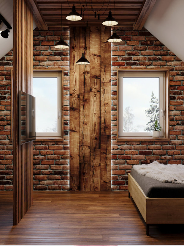 Фото из портфолио Дачный дом в стиле лофт – фотографии дизайна интерьеров на INMYROOM