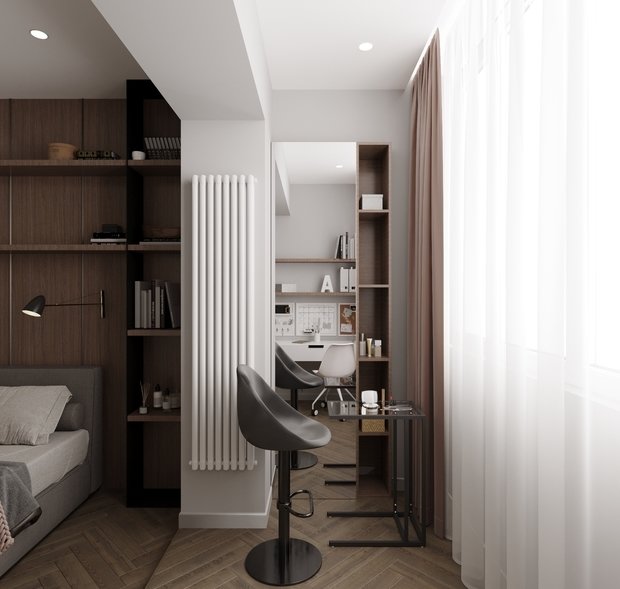 Фото из портфолио Дизайн квартиры в Уфе – фотографии дизайна интерьеров на INMYROOM