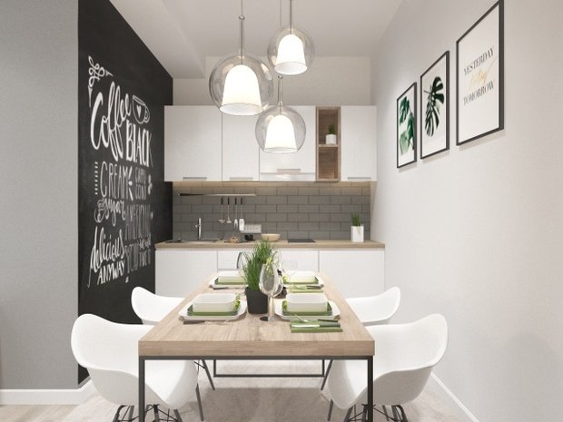 Фото из портфолио Однокомнатная – фотографии дизайна интерьеров на INMYROOM