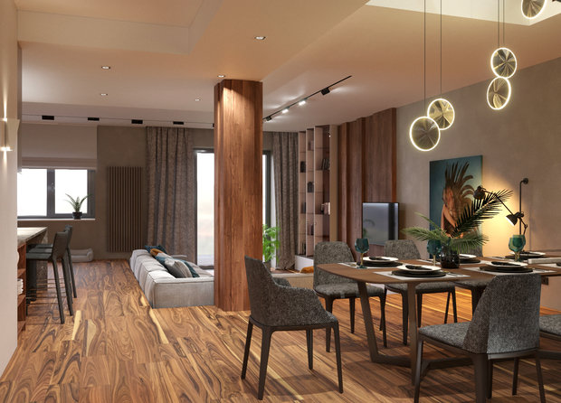 Фото из портфолио Коттедж в Братске – фотографии дизайна интерьеров на INMYROOM