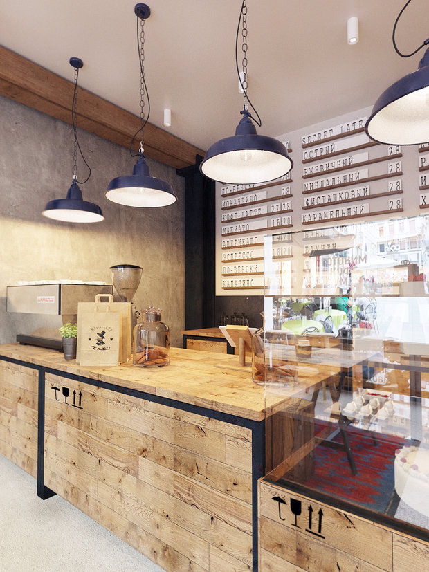 Фото из портфолио Кофейня «Мастерская кофе» – фотографии дизайна интерьеров на INMYROOM