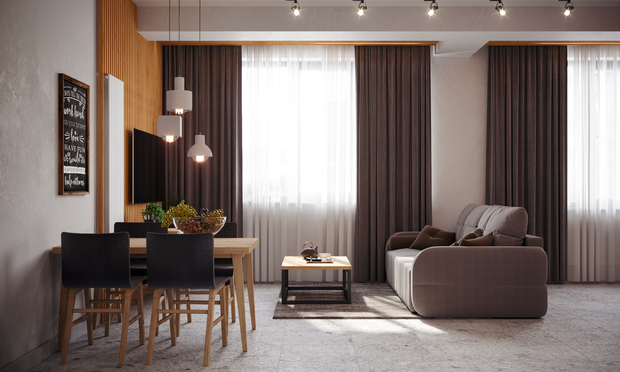 Фото из портфолио Искра Парк (46+47) – фотографии дизайна интерьеров на INMYROOM