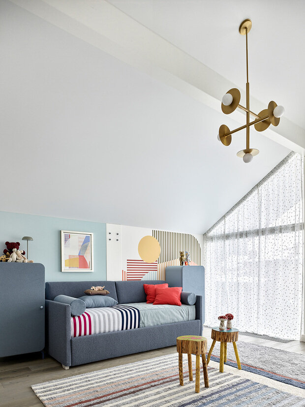 Фотография: Детская в стиле Современный, Проект дня, Дача, Подмосковье, Блочный дом, 4 и больше, Более 90 метров, Марина Жеренко – фото на INMYROOM