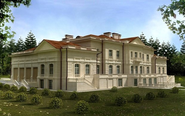 Фото из портфолио Классический дом 1500 м² – фотографии дизайна интерьеров на InMyRoom.ru