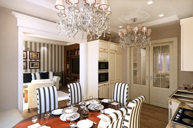 Фото из портфолио Квартира 130 кв.м. в ЖК "Триумф-Палас" – фотографии дизайна интерьеров на INMYROOM