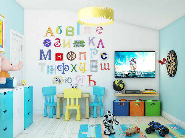 Фото из портфолио Яркий коттедж – фотографии дизайна интерьеров на INMYROOM