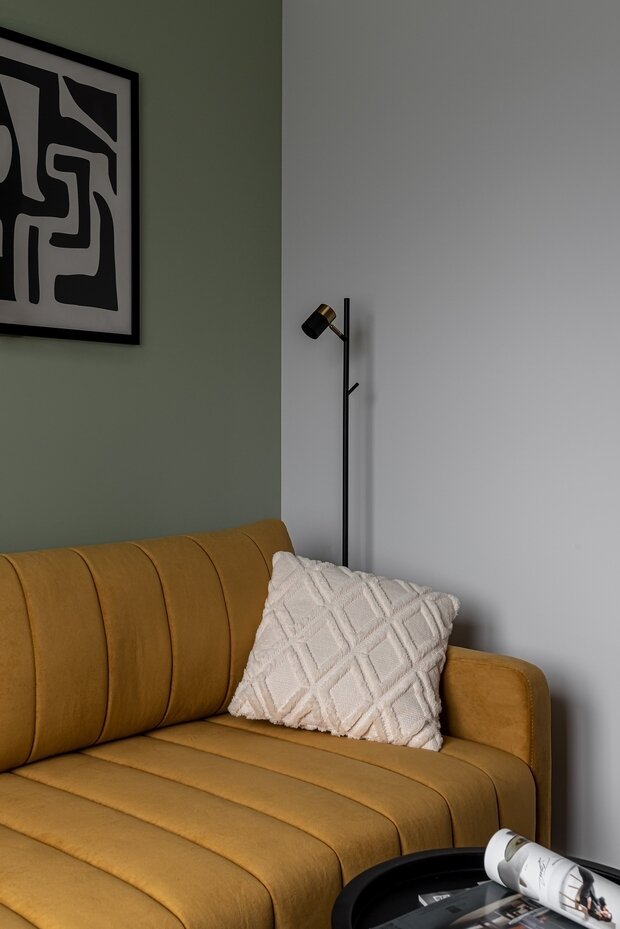 Фотография: Гостиная в стиле Современный, Квартира, Проект дня, Ростов-на-Дону, 3 комнаты, 60-90 метров, DKForm, Анна Розенко, Юлия Клочко – фото на INMYROOM