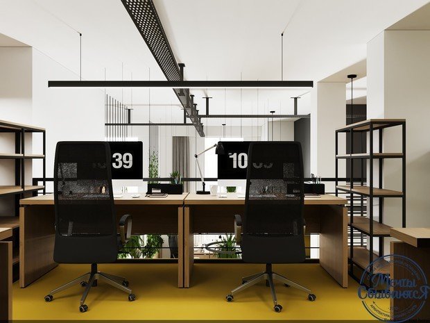 Фото из портфолио Офис нового уровня – фотографии дизайна интерьеров на INMYROOM