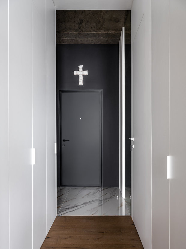 Фотография: Прихожая в стиле Лофт, Современный, Квартира, Студия, Проект недели, Москва, Geometrium, до 40 метров – фото на INMYROOM