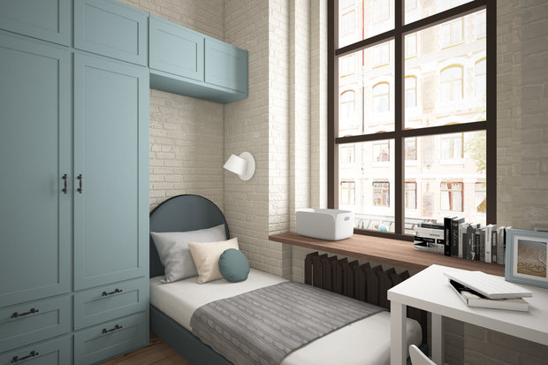 Фотография: Детская в стиле Скандинавский, Лофт, Квартира, Проект недели, Москва – фото на INMYROOM