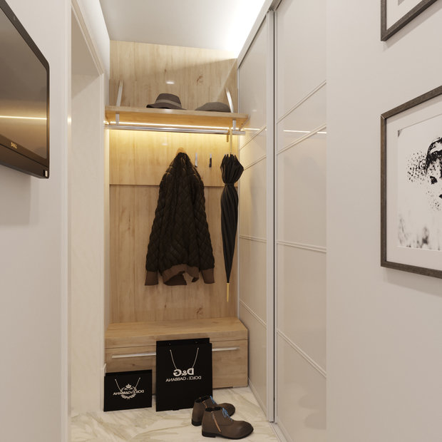 Фото из портфолио Дизайн-проект квартиры. – фотографии дизайна интерьеров на INMYROOM