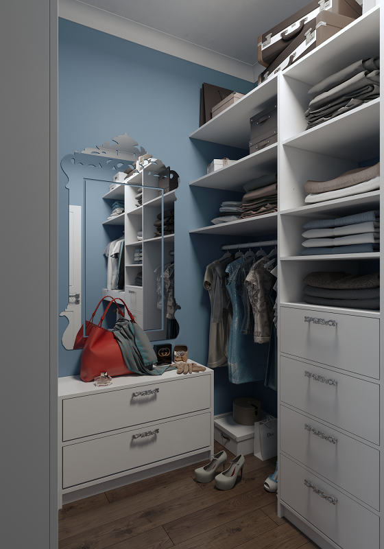 Фотография: Гардеробная в стиле Современный – фото на INMYROOM