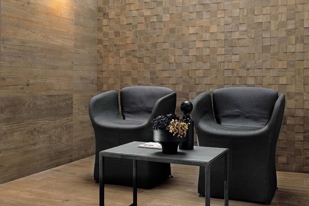 Фото из портфолио Деревянная мозаика в интерьере – фотографии дизайна интерьеров на INMYROOM