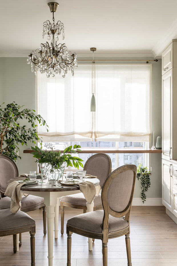 Фотография: Кухня и столовая в стиле Прованс и Кантри, Современный, Квартира, Проект дня, Санкт-Петербург, 2 комнаты, 60-90 метров, Наталья Исаченко – фото на INMYROOM