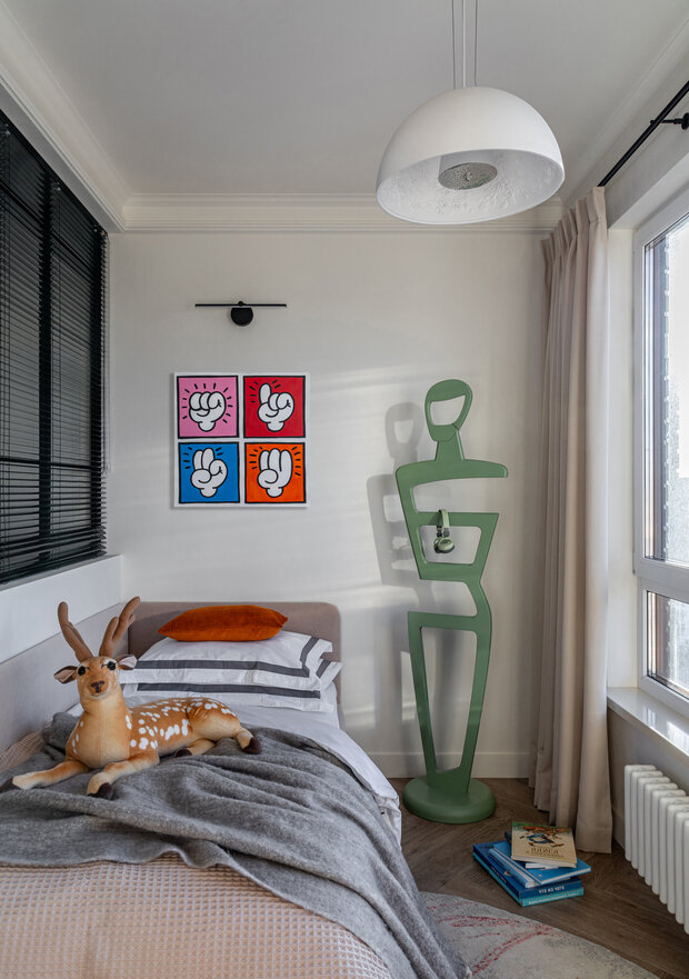 Фотография: Детская в стиле Современный, Эклектика, Винтажный, Квартира, Проект дня, Москва, Сара Михайлова – фото на INMYROOM