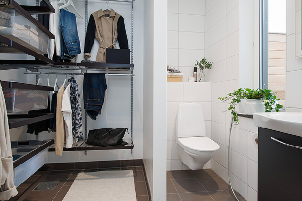 Фотография: Ванная в стиле Скандинавский, Квартира, Дома и квартиры, Стокгольм – фото на INMYROOM