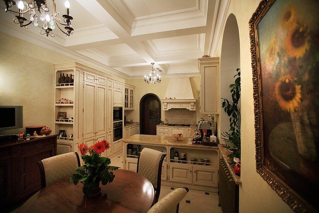 Фото из портфолио Кухня в загородном доме. – фотографии дизайна интерьеров на INMYROOM