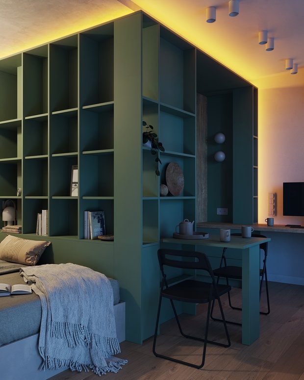 Фото из портфолио Квартира-студия в Санкт-Петербурге, 23,3 м2 – фотографии дизайна интерьеров на INMYROOM