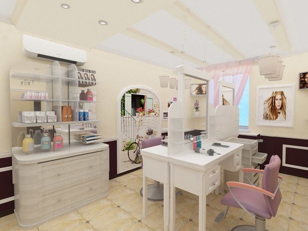 Фото из портфолио Салон красоты в пос. Солнечном. – фотографии дизайна интерьеров на INMYROOM
