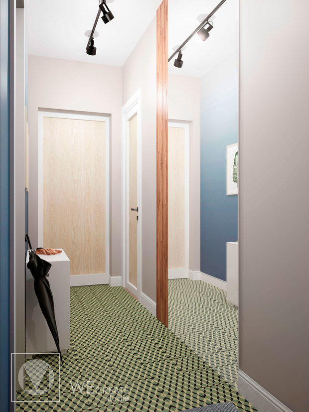 Фото из портфолио Smart-квартира в скандинавском стиле – фотографии дизайна интерьеров на INMYROOM