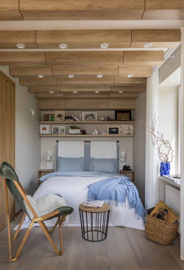 Фотография: Спальня в стиле Скандинавский, Эко, Декор интерьера, экостиль в интерьере, Дарья Ельникова, PARA Studio, Анастасия Рыкова – фото на INMYROOM